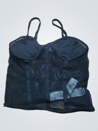 Bershka Black Mesh Bralette