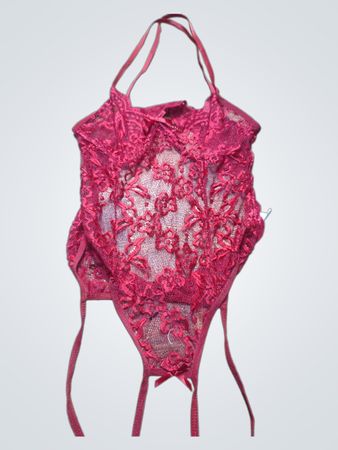 Red Lace Bodysuit