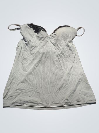 Gray Camisole with Built-in Bra