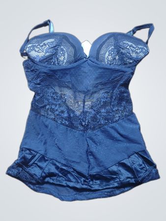 Blue Lace Bodysuit