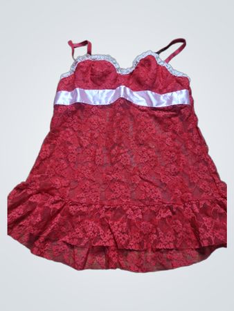 Red Lace Chemise