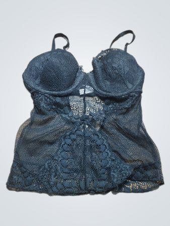 Black Lace Bustier