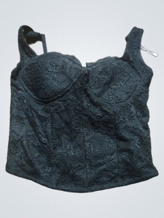 Reoria Black Lace Bra