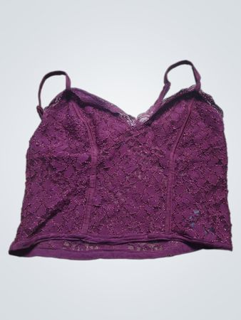 Purple Lace Camisole