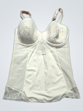 Women's White Lace Trim Camisole