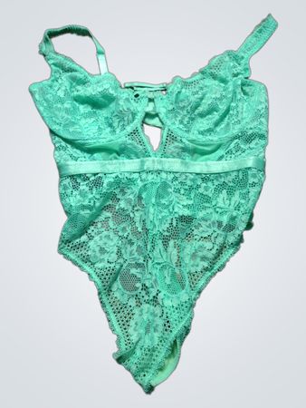 Green Lace Bodysuit