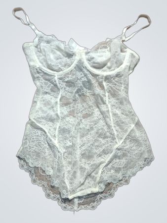White Lace Bodysuit