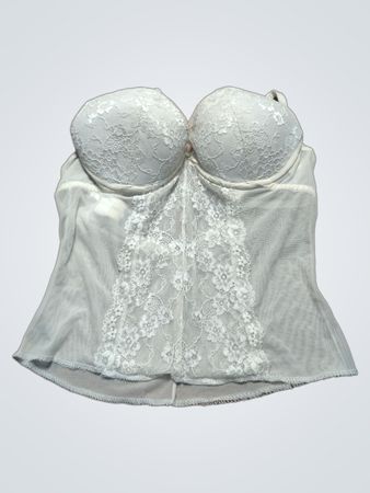 White Lace Bustier