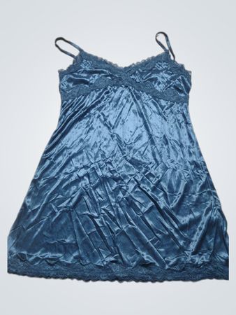 Black Satin Chemise