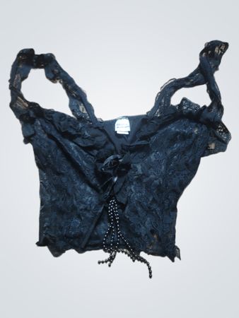 Black Lace Bra Top