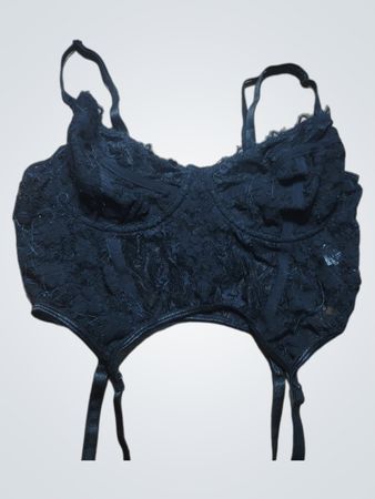 Black Lace Bra