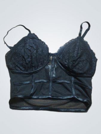 Black Lace Bra