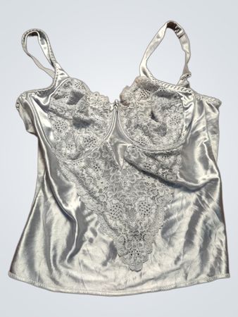 Gray Lace Camisole