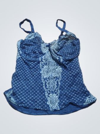 Blue Lace Camisole