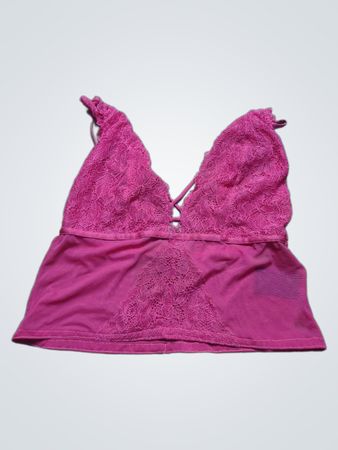 Pink Lace Bralette