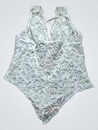 White Lace Bodysuit