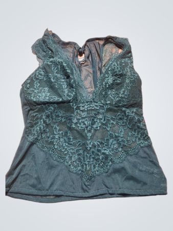 Green Lace Top