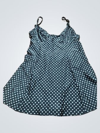 Black and White Polka Dot Tank Top