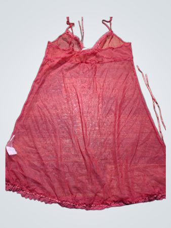 Unbranded Red Lace Slip Dress