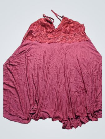 Red Lace Chemise