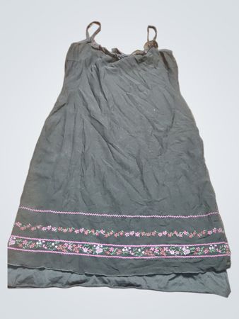 Black Embroidered Dress