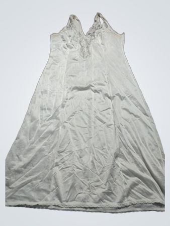 White Lace Trim Nightgown