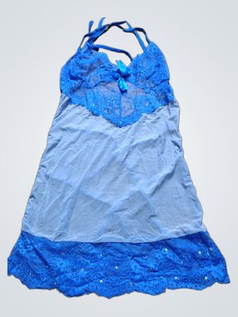 Blue Lace Chemise