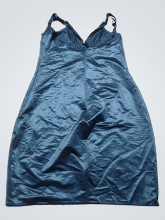 Black Satin Slip Dress