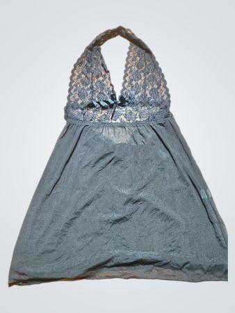 Black Halter Neck Lace Top Dress
