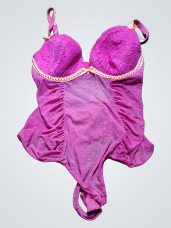 Pink Lace Bodysuit