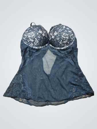 Black Lace Bustier