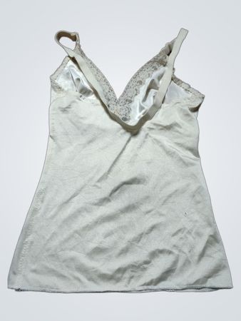 White Lace-Trimmed Camisole