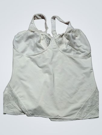 White Lace-Trimmed Camisole