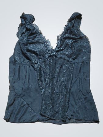 Black Lace Trim Camisole