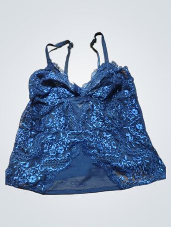 Blue Lace Camisole