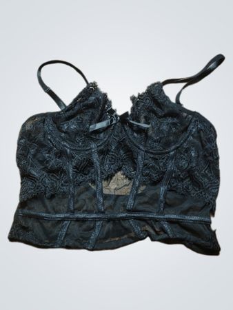 Black Lace Bra
