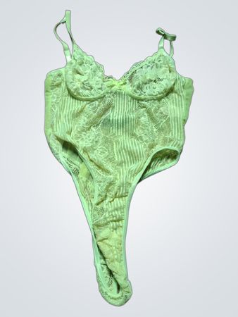 Lime Green Lace Bodysuit