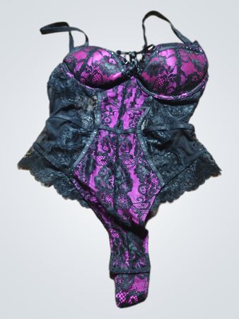 Lace and Satin Bodysuit