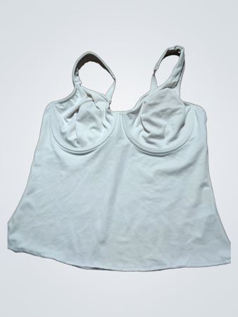Women's White Bandeau Top