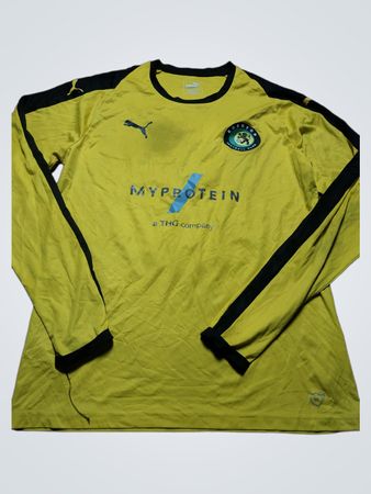 Puma Egerton FC Yellow Long-Sleeve Football Jersey