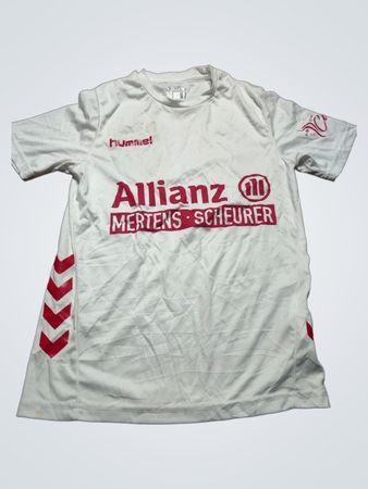 Allianz Sponsored White Soccer Jersey