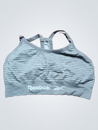 Reebok Striped Sports Bra