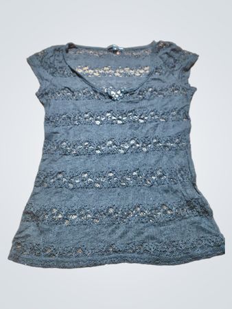 Tally Weijl Black Lace Top