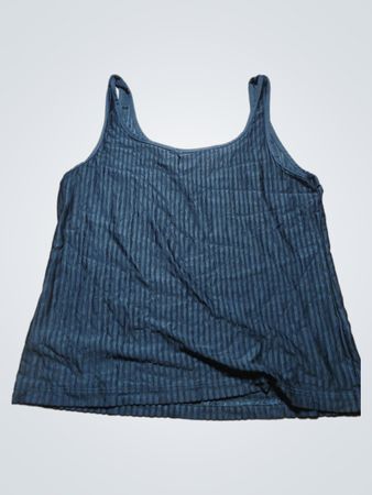Black Ribbed Tank Top