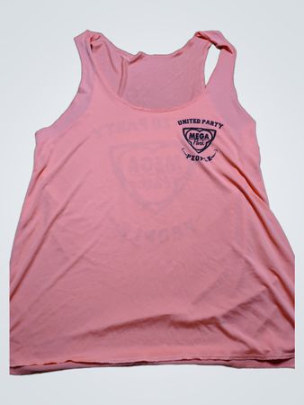 Pink Tank Top with Mega Park Logo