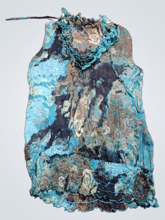 Cammax Blue Camouflage Top