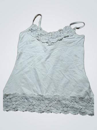 White Lace Trim Camisole