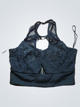 Black Lace Bra Top