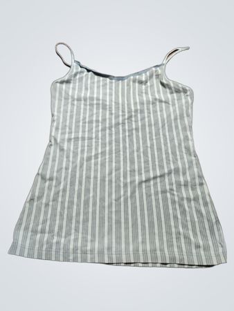 Gray Striped Tank Top