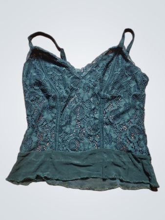 Green Lace Camisole